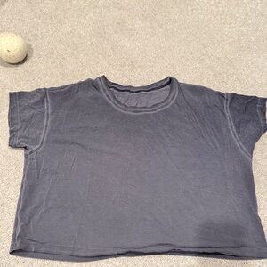 lululemon athletica Gray Crop Top